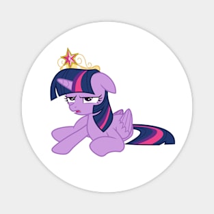 Exhausted Princess Twilight Sparkle Magnet